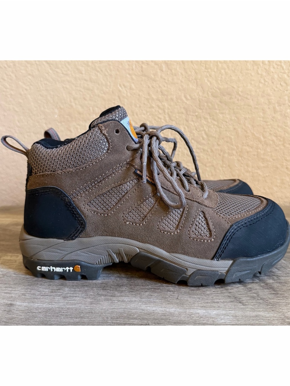 Carhartt Waterproof Mid Hiker Safety Toe Work Boots